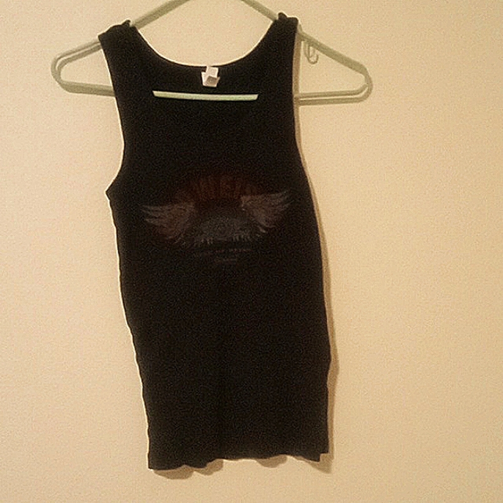 Black tank top, size small